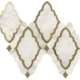 Marazzi White and Brass Castellina
