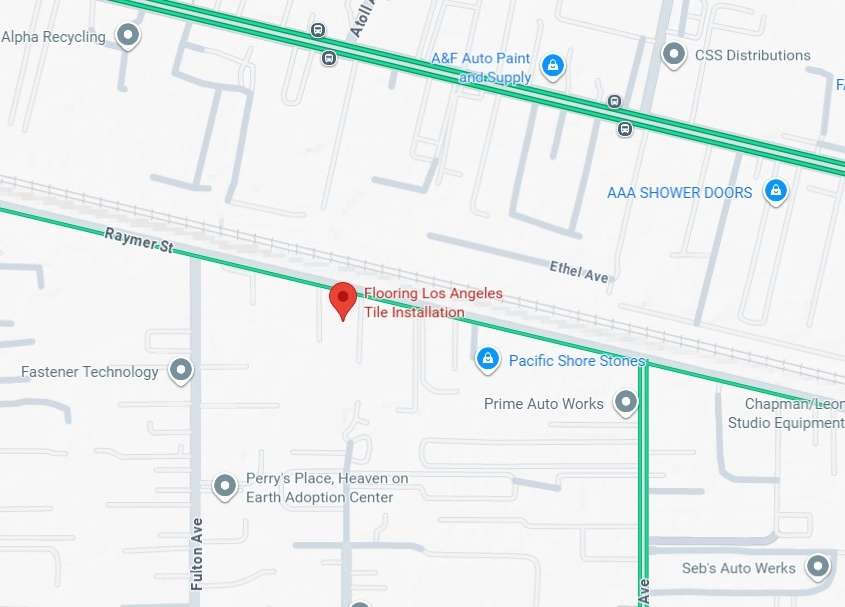 Flooring Los Angeles – map to our location/service area